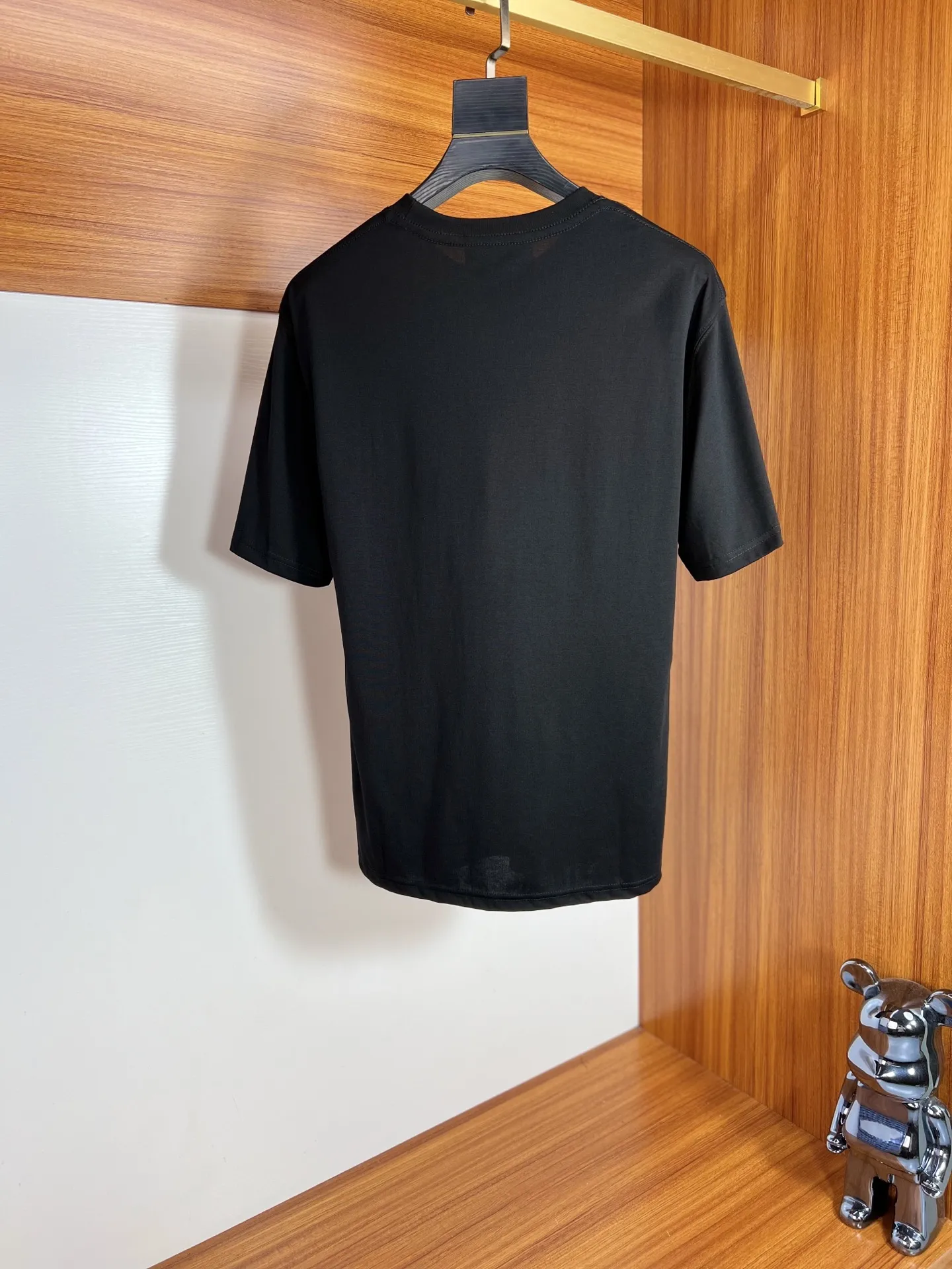 Christian Dior ブラック シルクコットンTシャツ - 画像 (3)