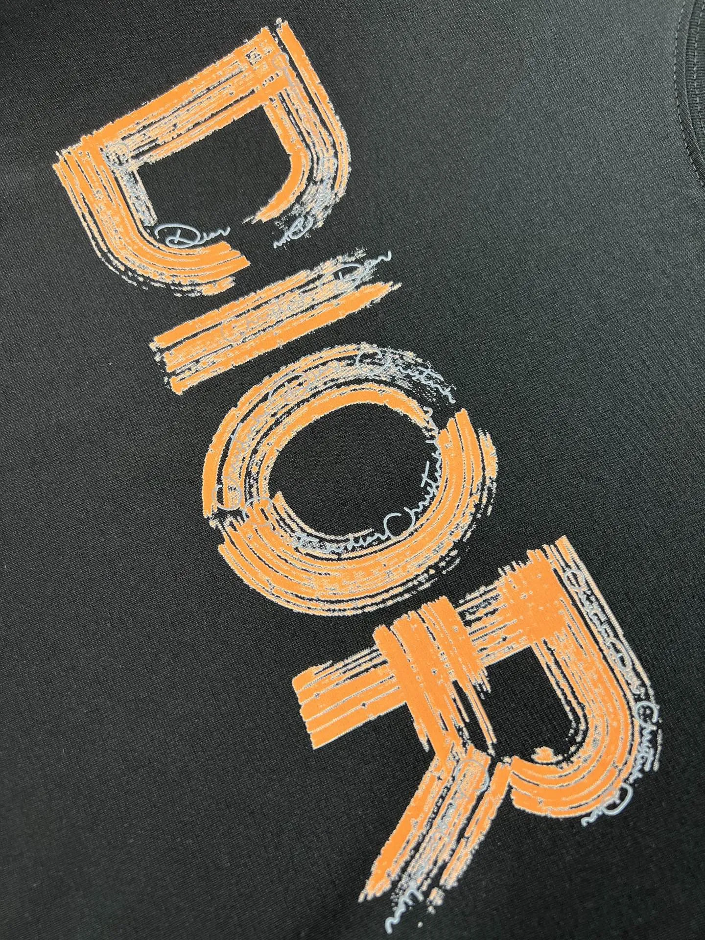 Christian Dior ブラック シルクコットンTシャツ - 画像 (5)