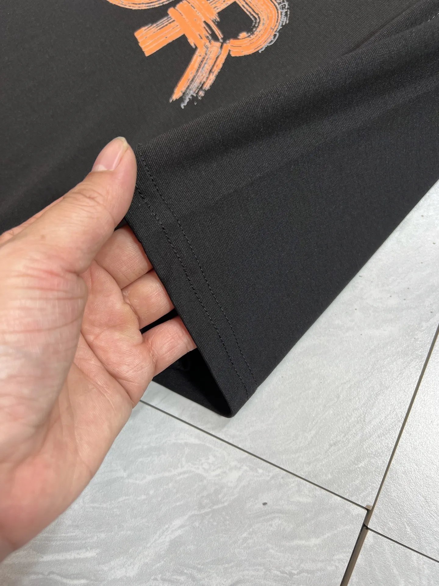 Christian Dior ブラック シルクコットンTシャツ - 画像 (7)