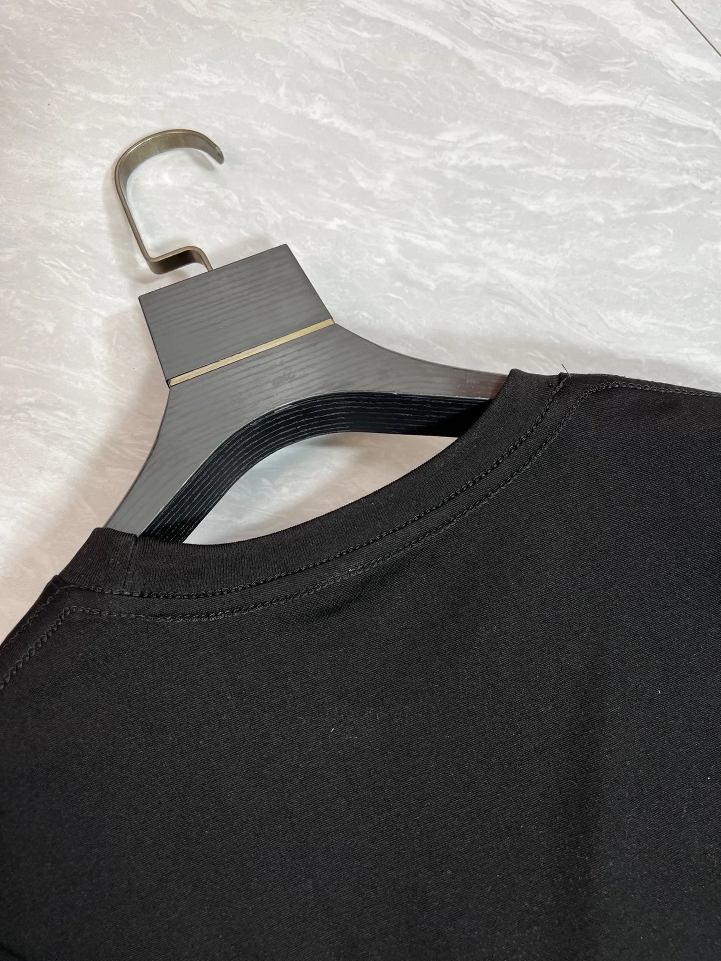 Christian Dior ブラック シルクコットンTシャツ - 画像 (9)