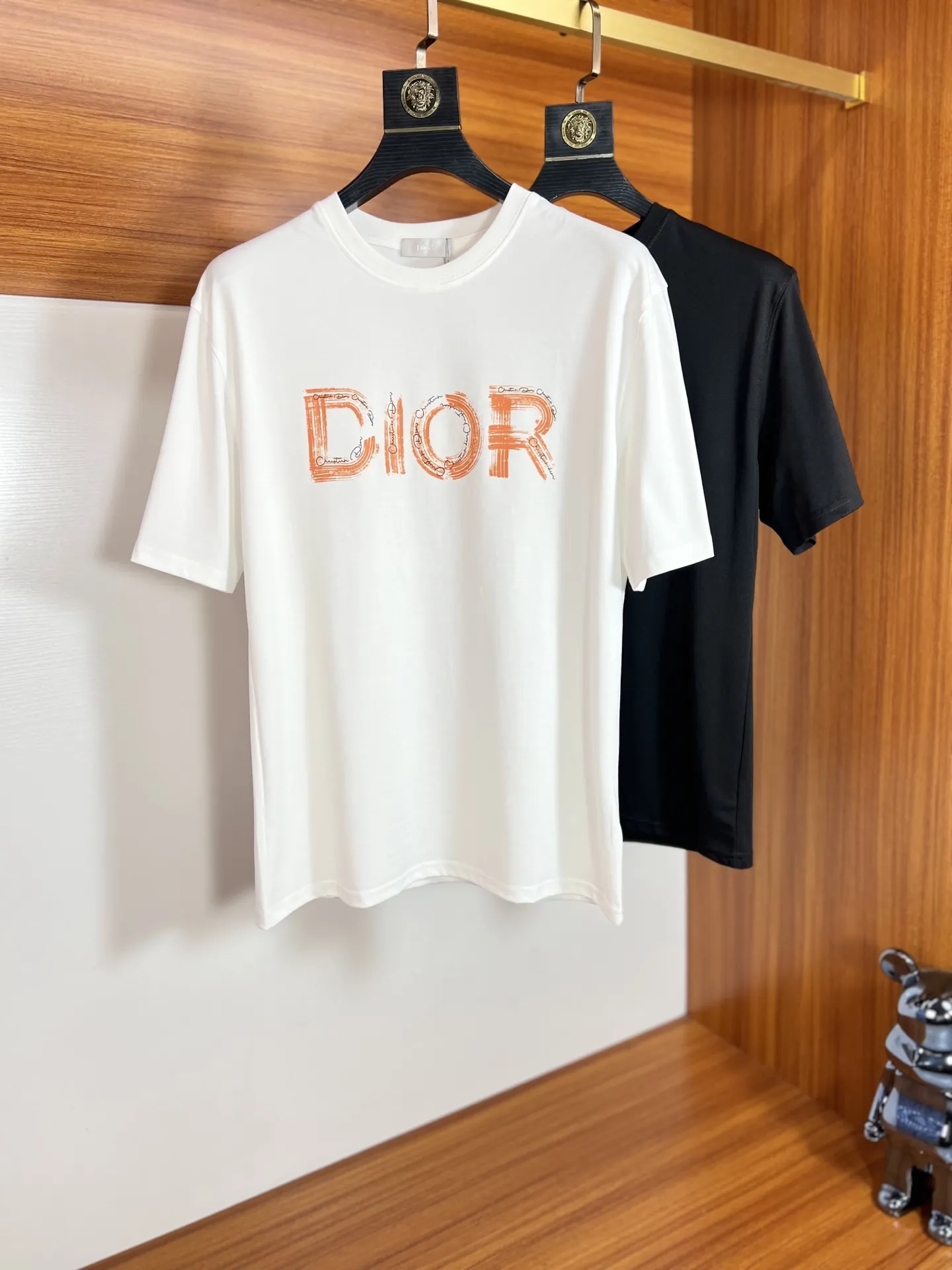 Christian Dior ブラック シルクコットンTシャツ - 画像 (10)