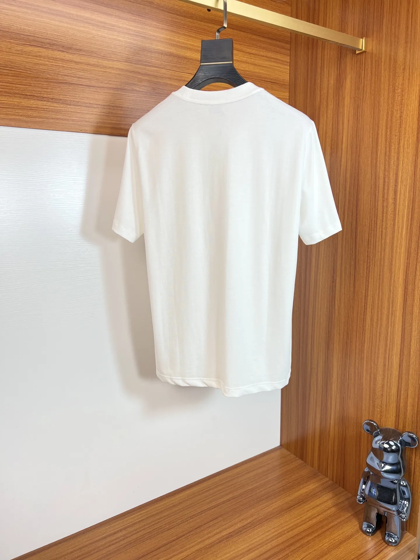 Christian Dior 白 純 Cotton Tシャツ - 画像 (9)