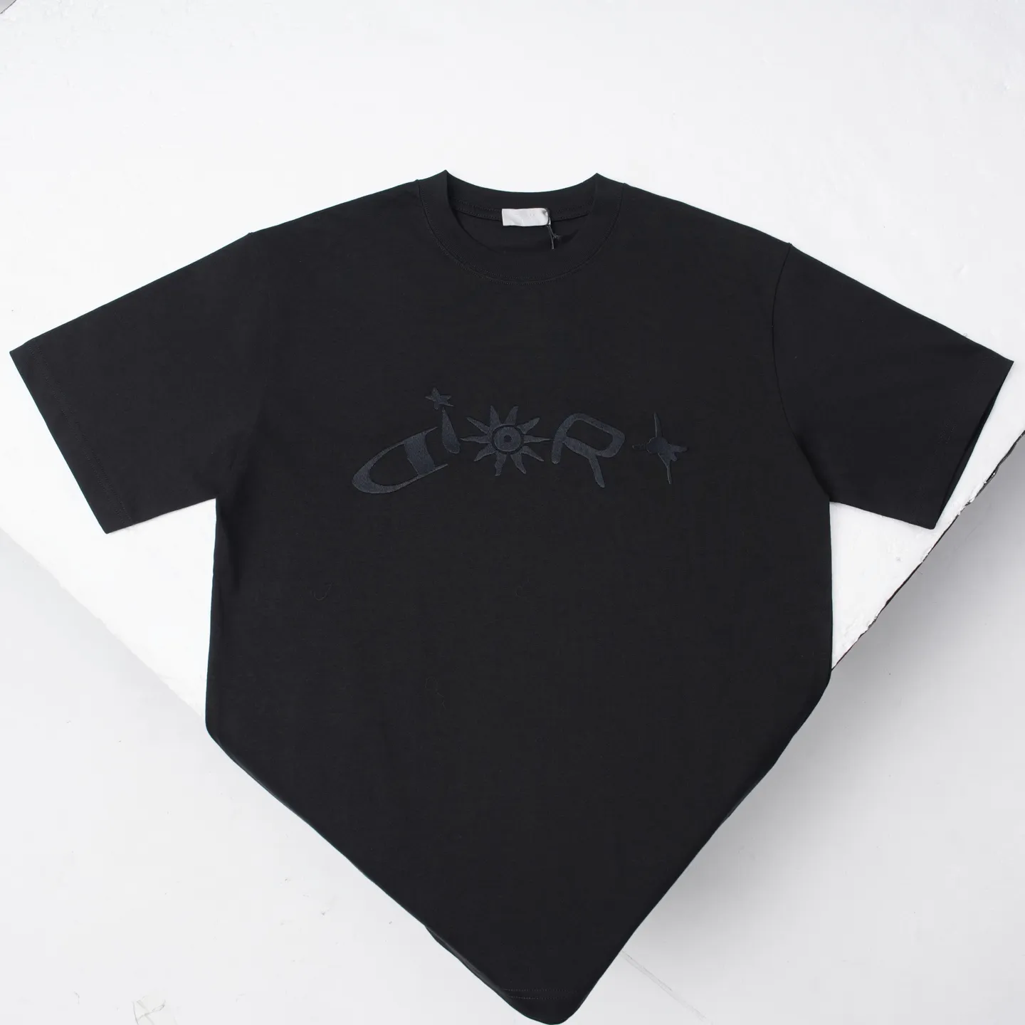 Christian Dior 黒色 立体刺繍Tシャツ - 画像 (4)