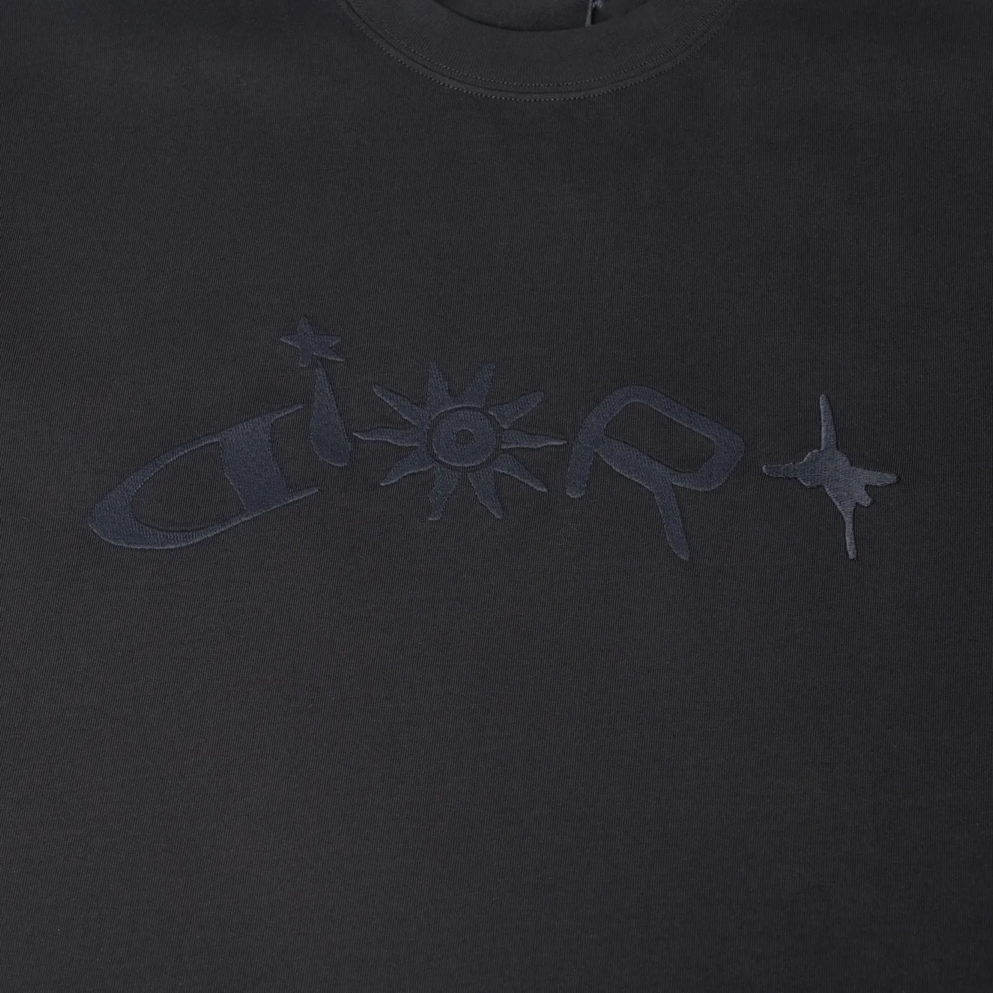 Christian Dior 黒色 立体刺繍Tシャツ - 画像 (7)