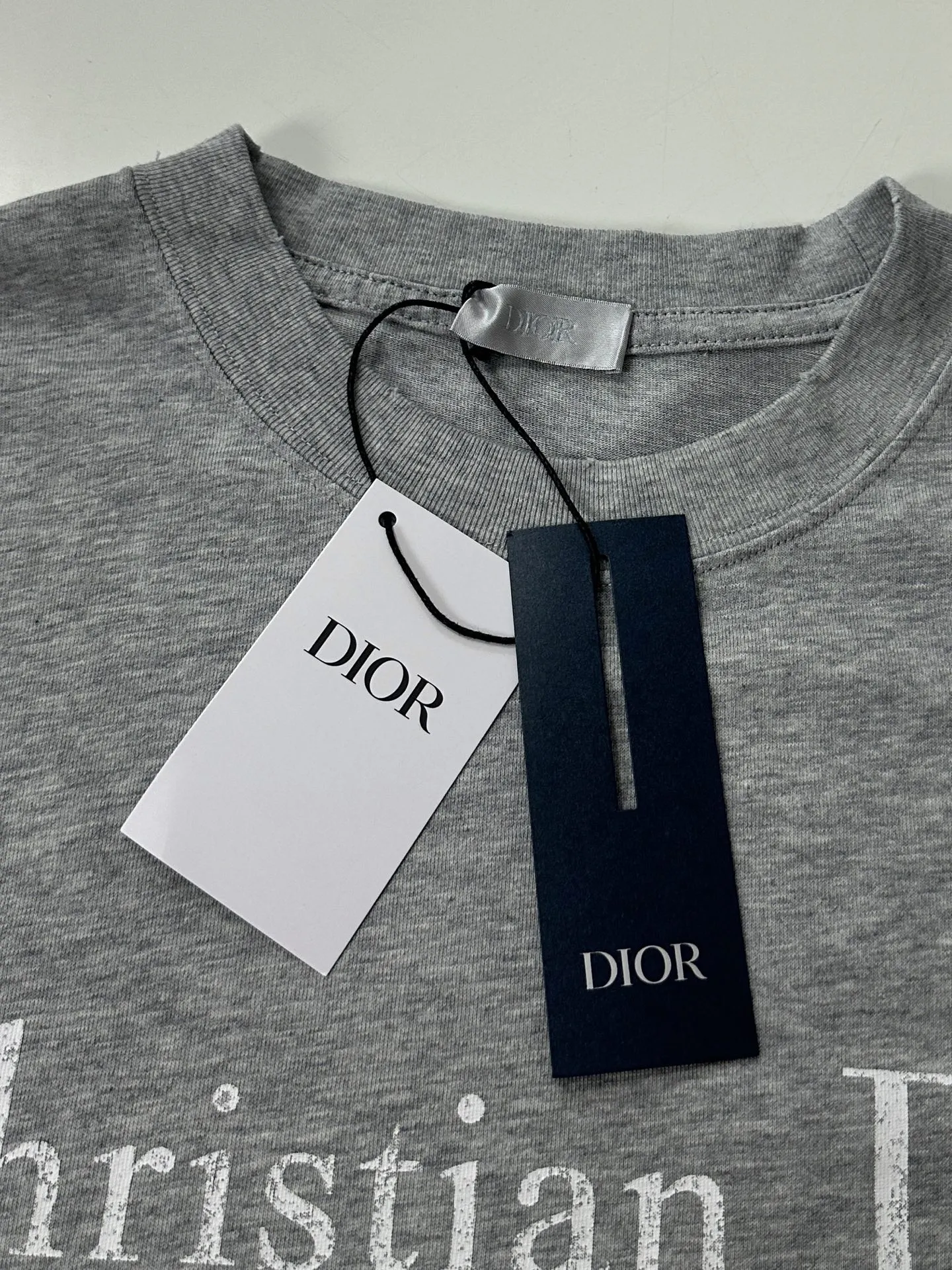 Christian Dior Couture グレー 破れデザインTシャツ - 画像 (6)
