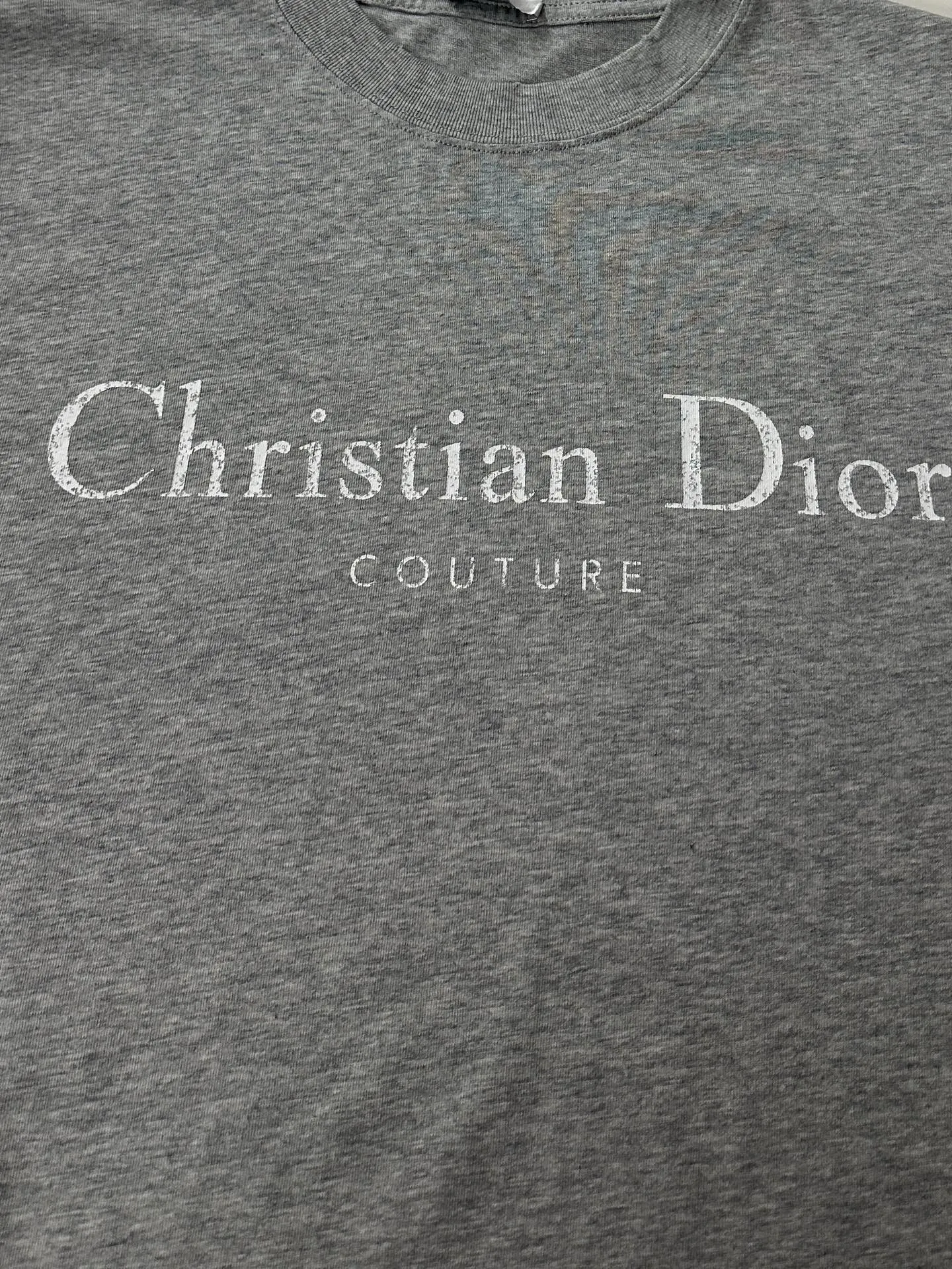 Christian Dior Couture グレー 破れデザインTシャツ - 画像 (7)