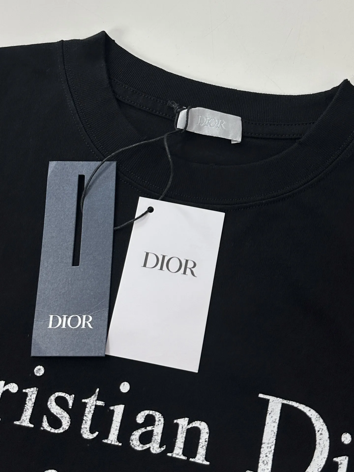 Christian Dior Couture 黒色 破れデザインTシャツ - 画像 (6)