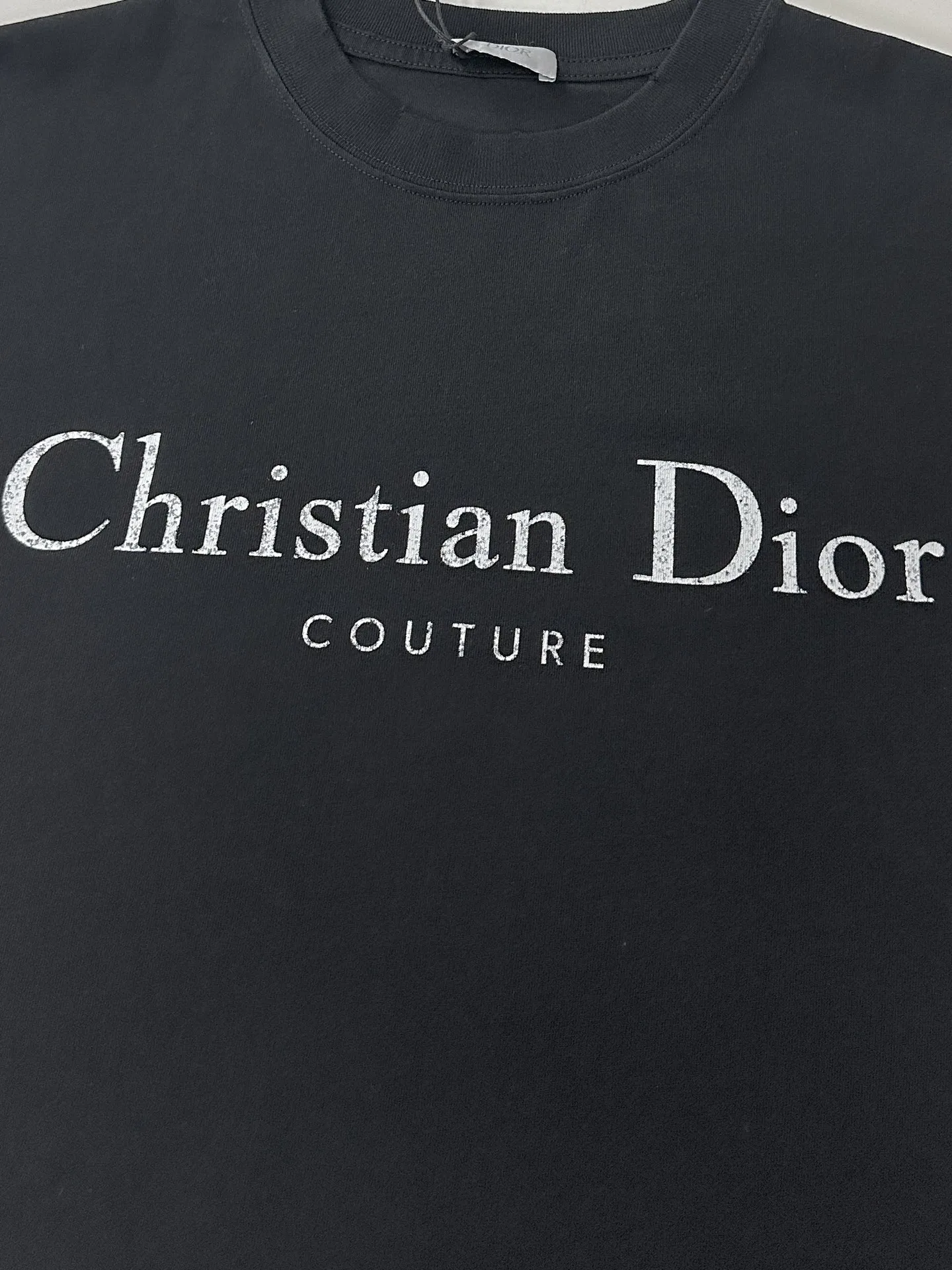 Christian Dior Couture 黒色 破れデザインTシャツ - 画像 (7)