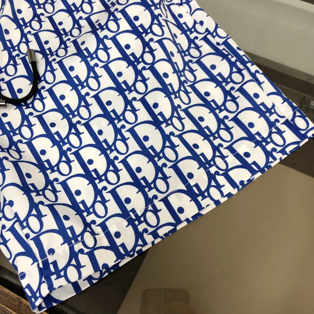 DIOR 2024ブルー花柄ビーチパンツ - 画像 (6)