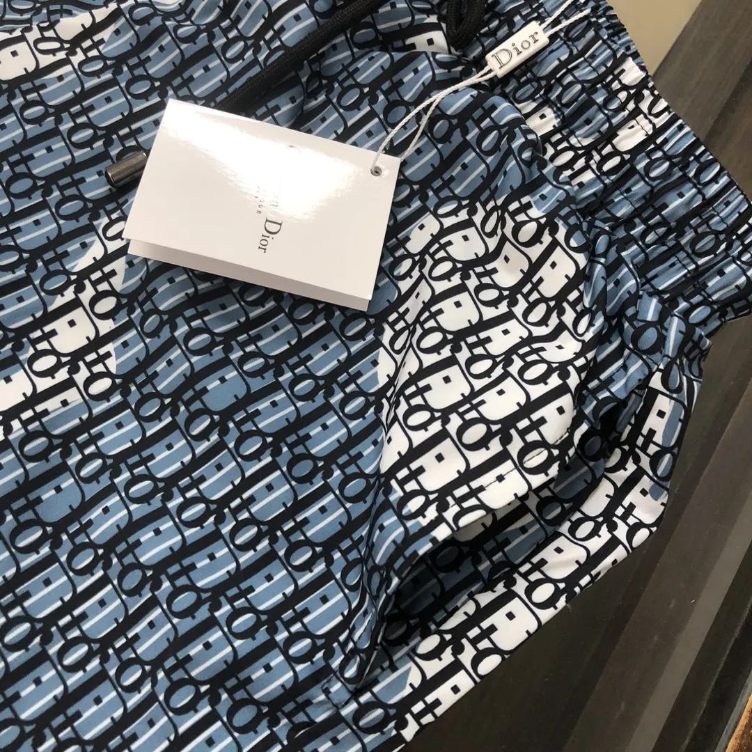 DIOR 2025新作ビーチショーツ ブルー柄 M-3XL - 画像 (4)