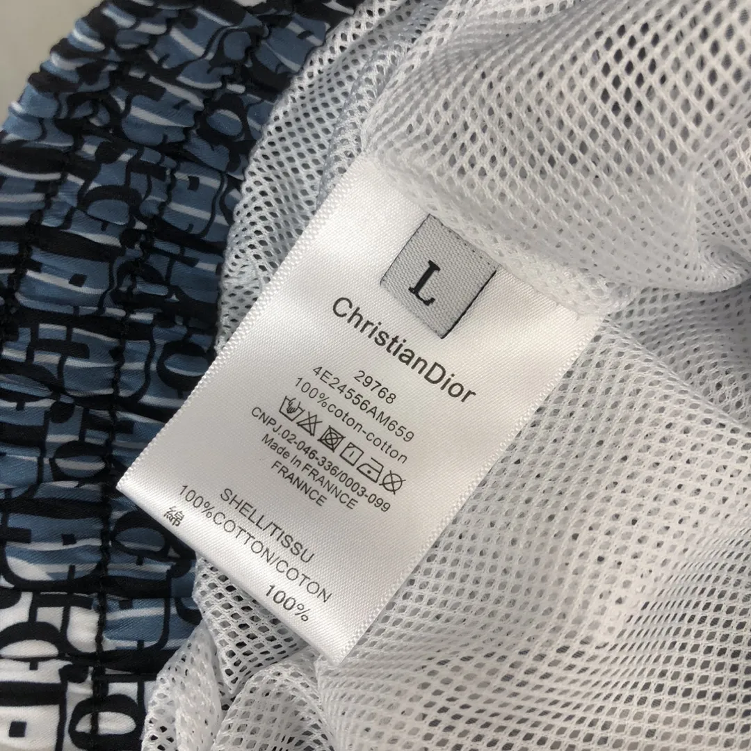 DIOR 2025新作ビーチショーツ ブルー柄 M-3XL - 画像 (7)