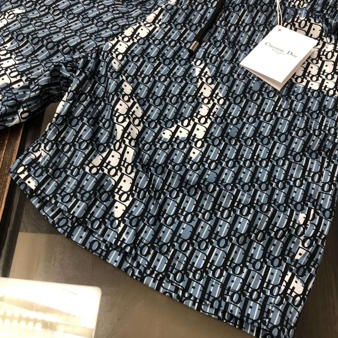 DIOR 2025新作ビーチショーツ ブルー柄 M-3XL - 画像 (8)