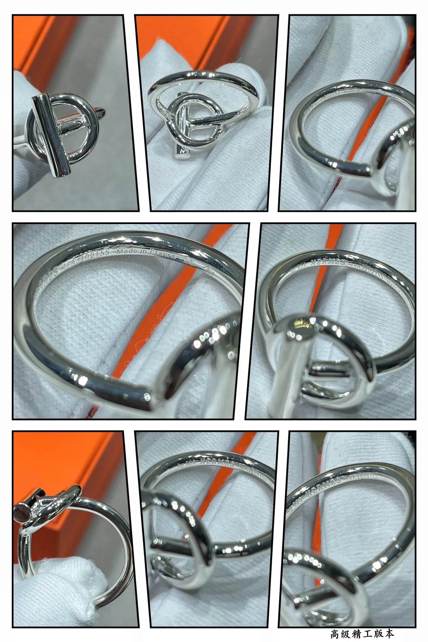 ハERMÈS 黒 新作ブレスレット豚の鼻 - 画像 (10)