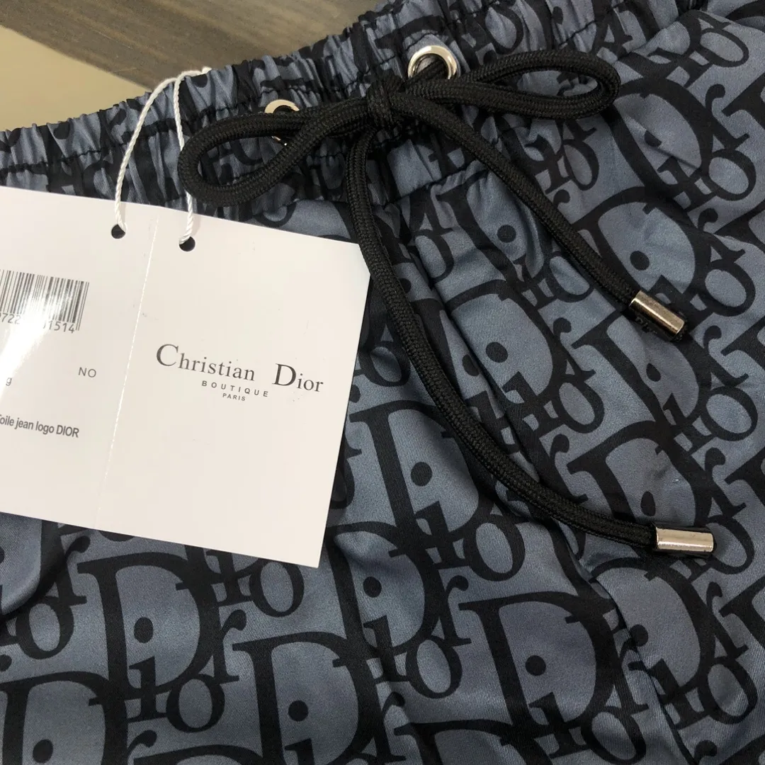 DIOR 2025新款ブルーショーツビーチパンツ - 画像 (4)