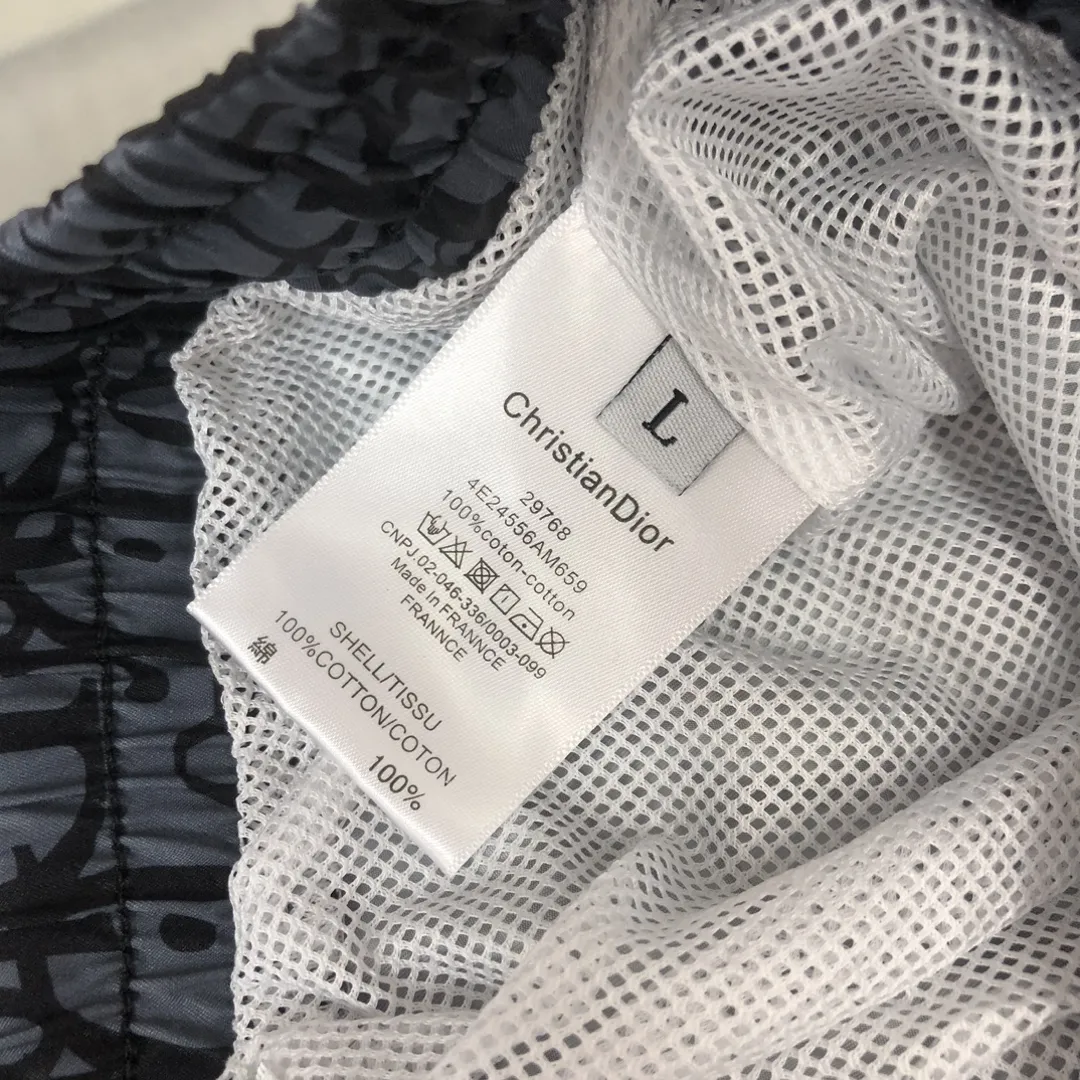 DIOR 2025新款ブルーショーツビーチパンツ - 画像 (7)