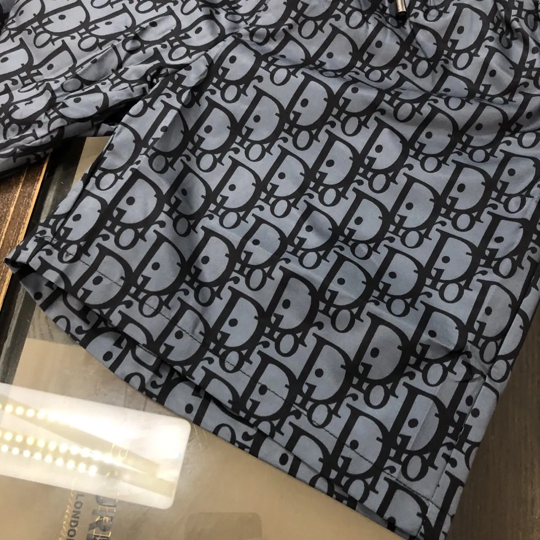 DIOR 2025新款ブルーショーツビーチパンツ - 画像 (8)