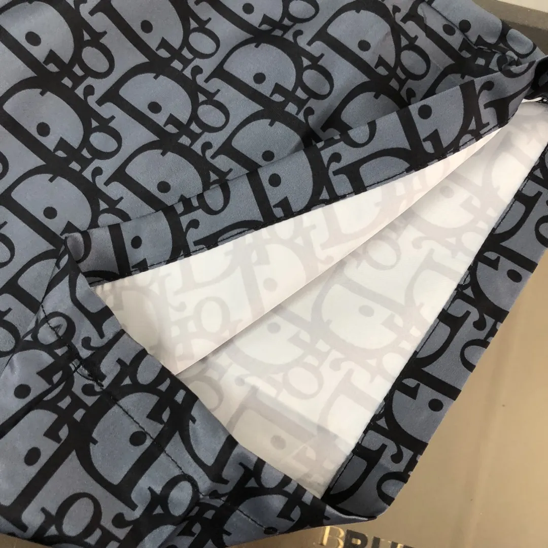 DIOR 2025新款ブルーショーツビーチパンツ - 画像 (9)