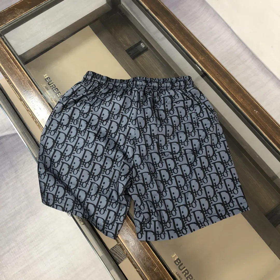 DIOR 2025新款ブルーショーツビーチパンツ - 画像 (10)