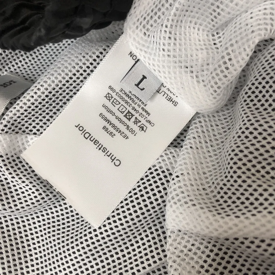 DIOR 2024新作ビーチショーツ ブラック ロゴプリント - 画像 (7)