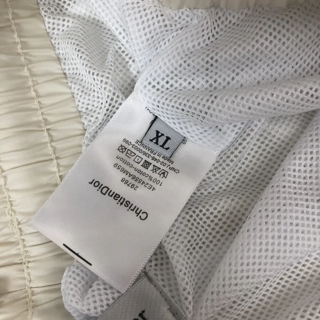 DIOR 2024新作ビーチショーツ 白 スタイル - 画像 (8)