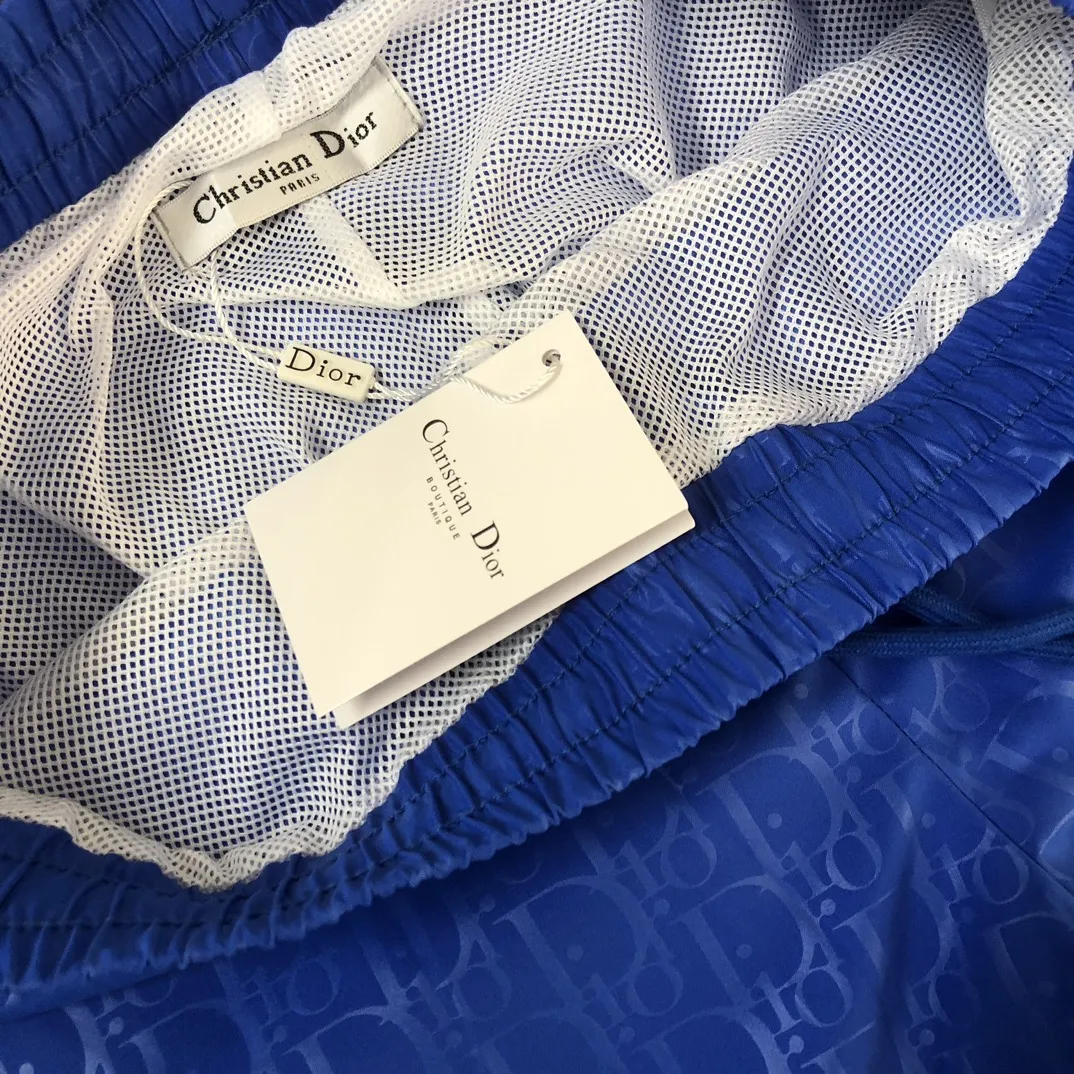 DIOR 2024新款ブルーショーツビーチパンツ - 画像 (5)