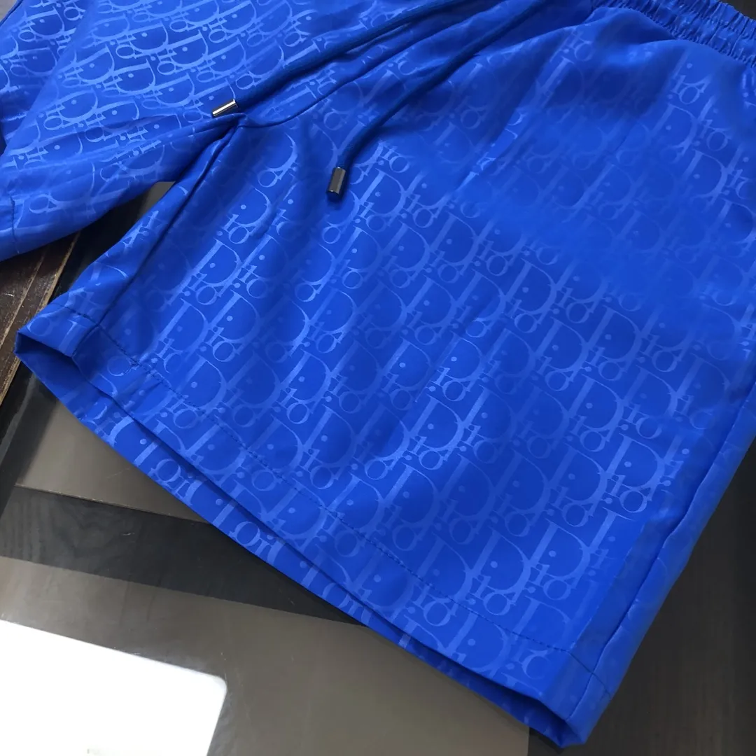 DIOR 2024新款ブルーショーツビーチパンツ - 画像 (7)