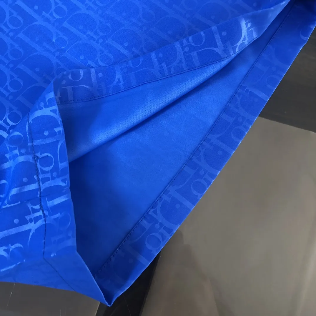 DIOR 2024新款ブルーショーツビーチパンツ - 画像 (8)