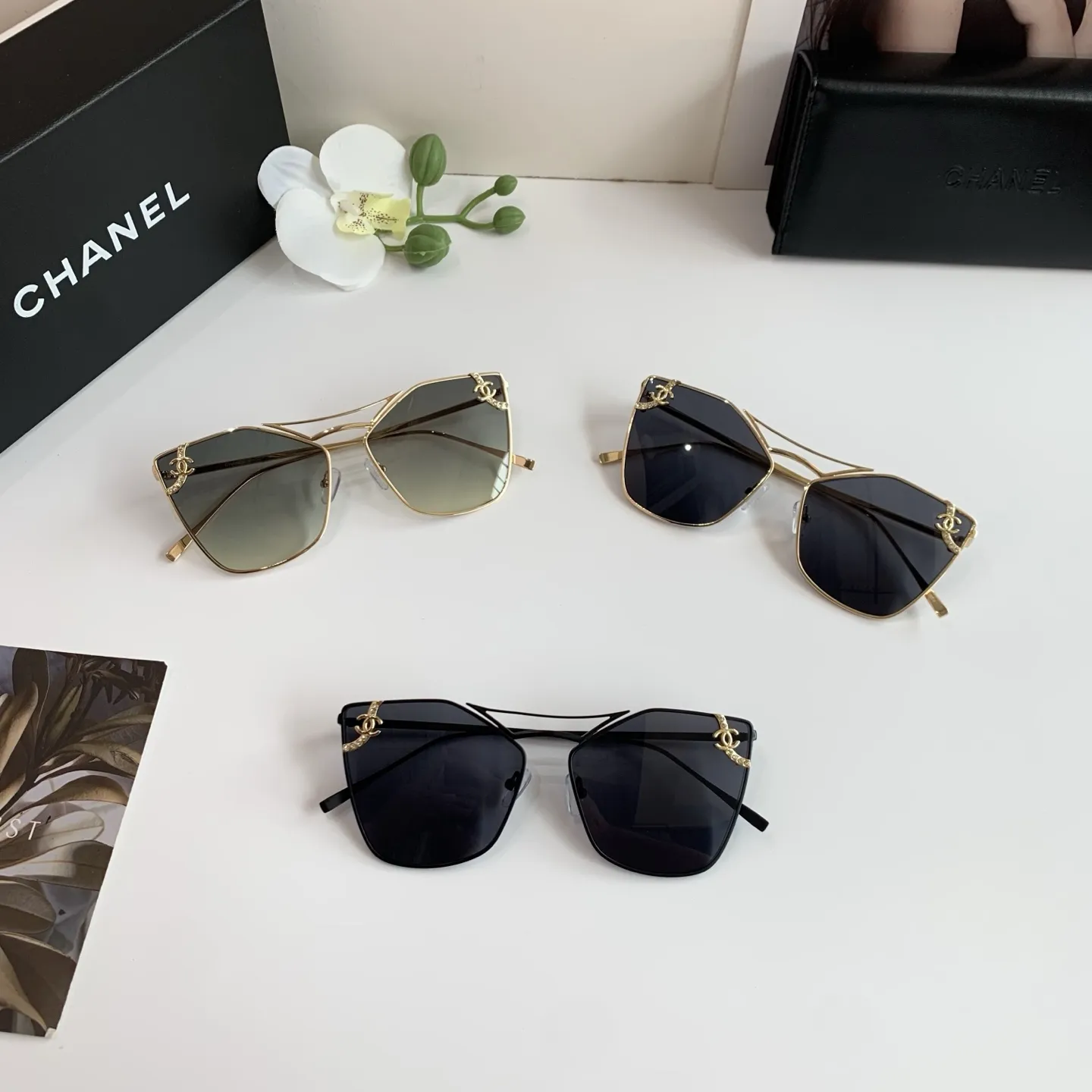 CHANEL新作黒ダイヤモンドサングラス - 画像 (10)