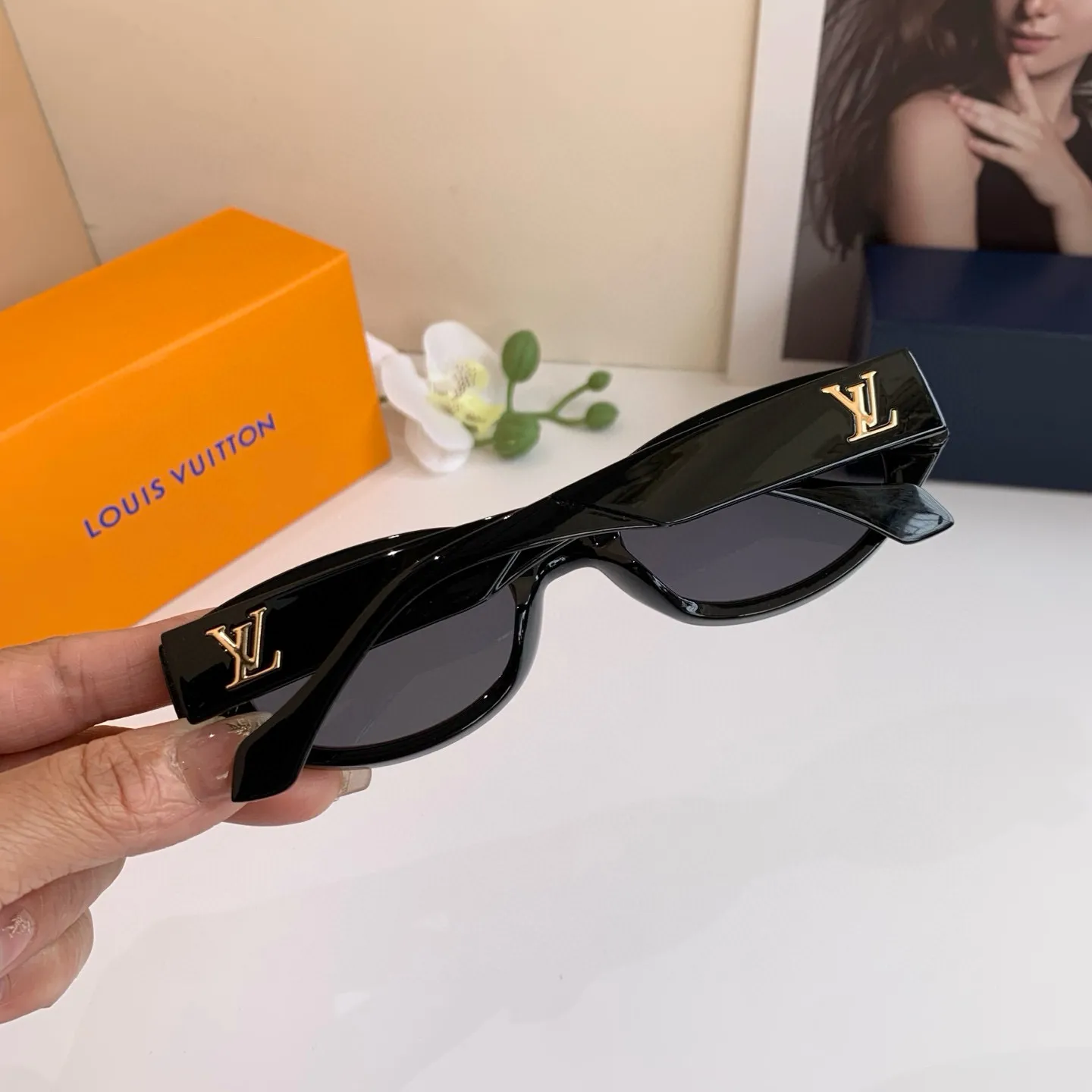 ルイヴィトン 黒 小さな広場 サングラス 新作 - 画像 (6)