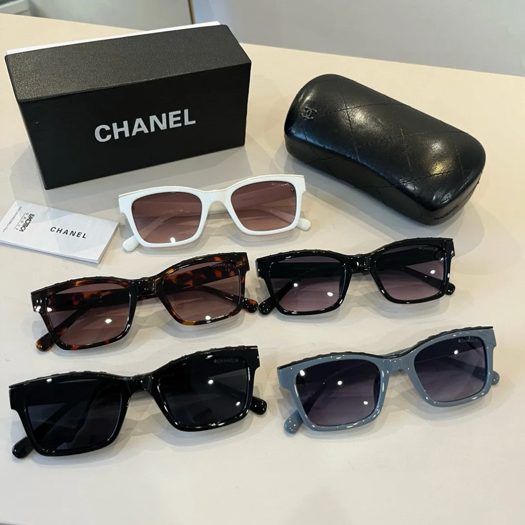 シャネル新作黒サングラススクエアフレーム - 画像 (12)