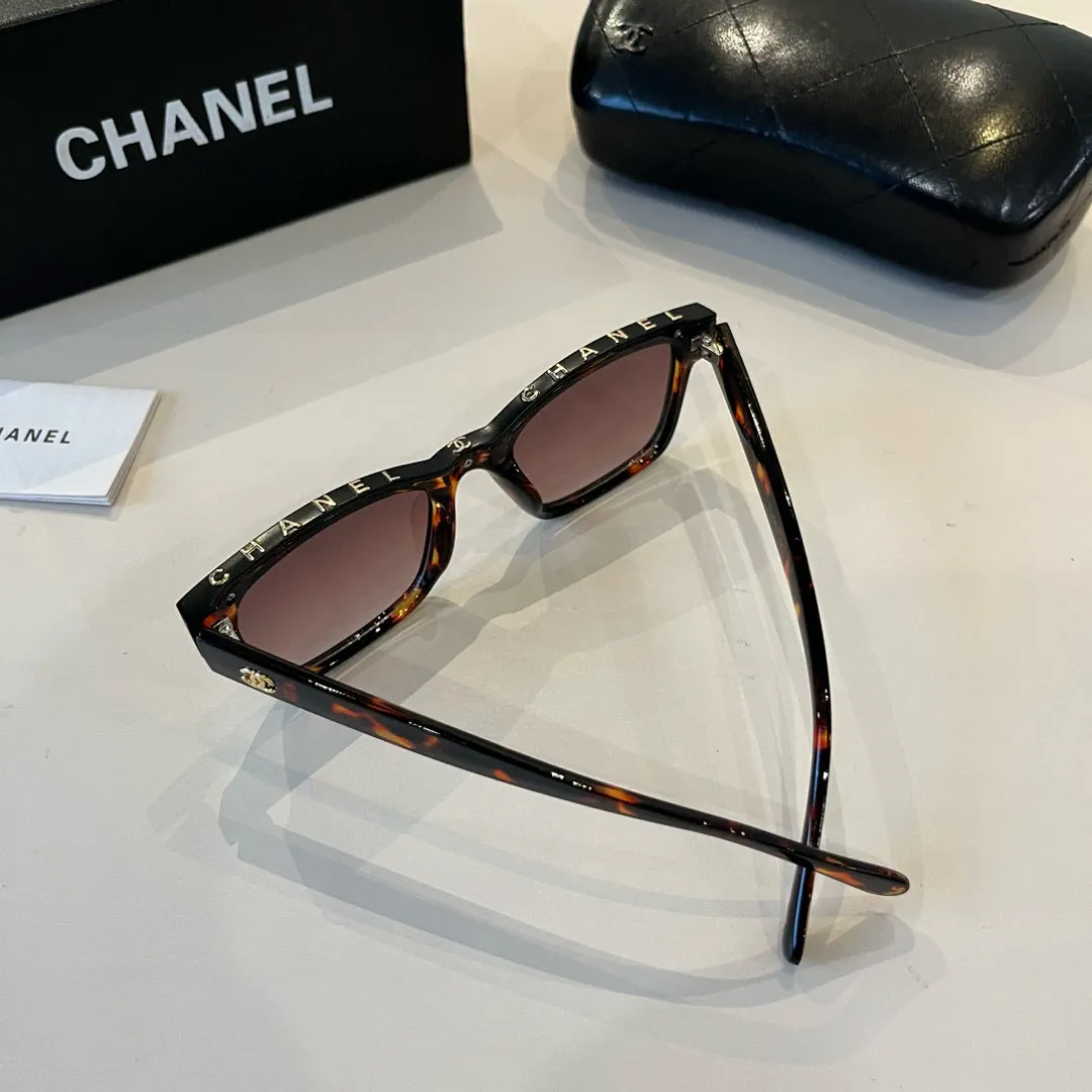 シャネル新作黒サングラススクエアフレーム - 画像 (7)