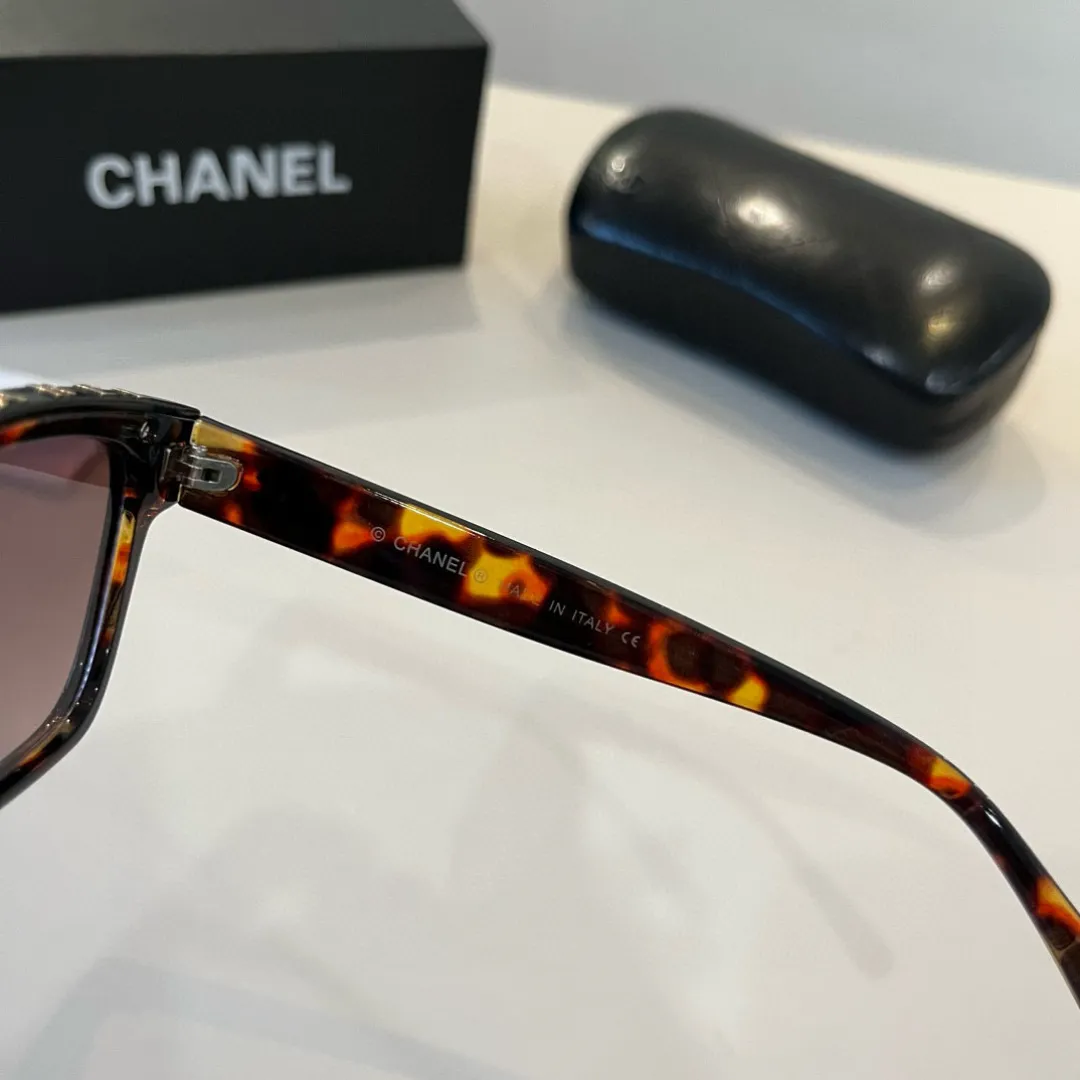 シャネル新作黒サングラススクエアフレーム - 画像 (10)