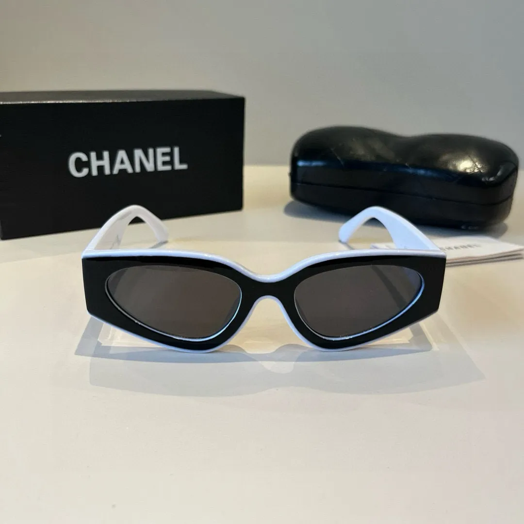シャネル新作黒キャッツアイサングラス - 画像 (3)