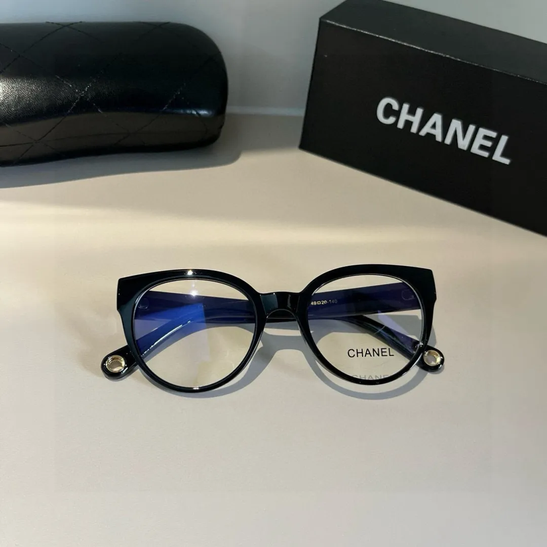 シャネル新作黒ブルーライトカットメガネ - 画像 (9)