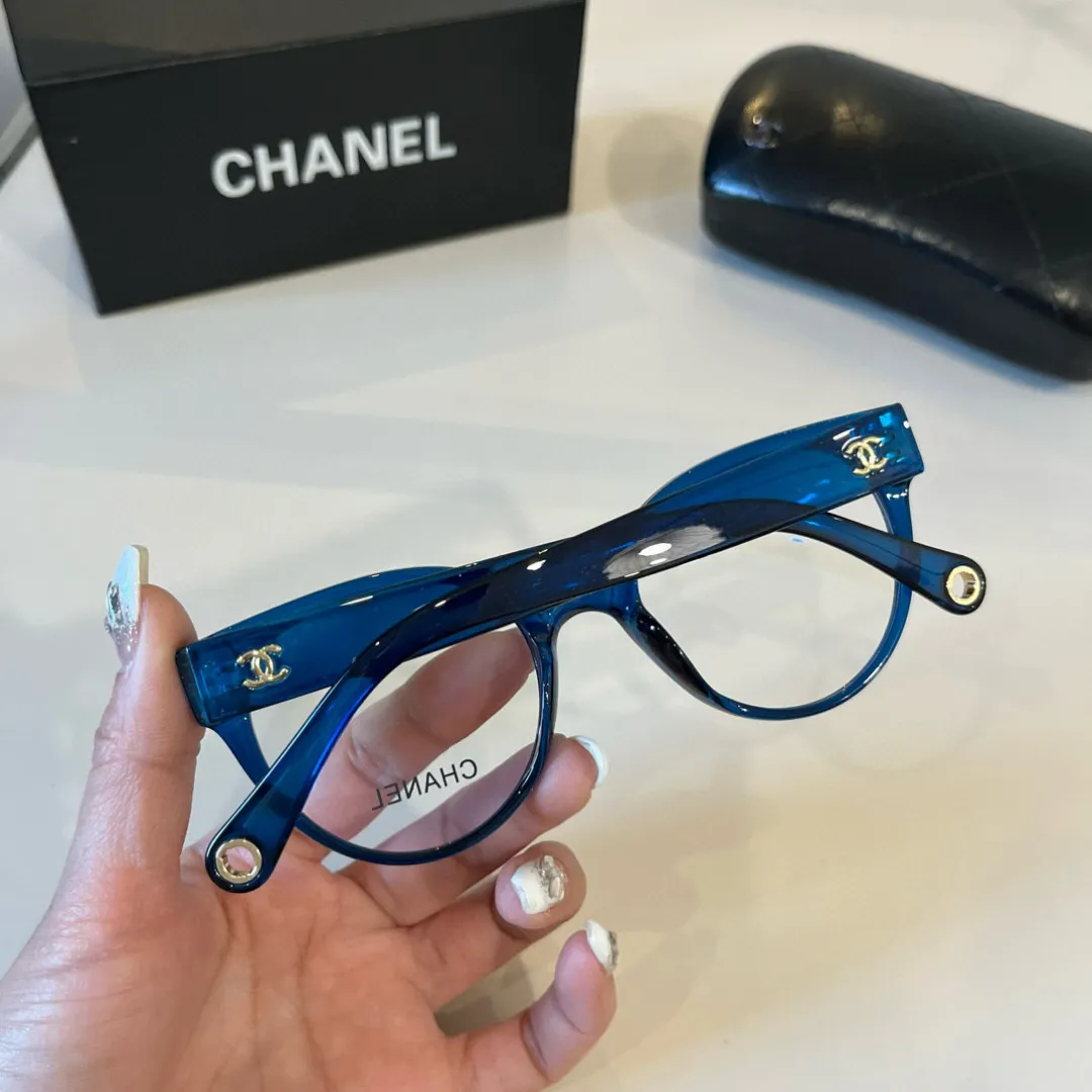 シャネルブルーブルーライトカットメガネ新作 - 画像 (7)