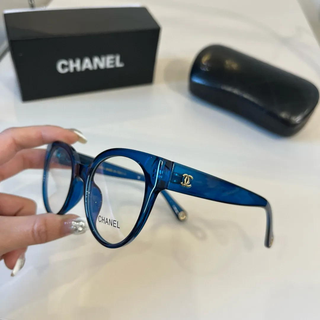 シャネルブルーブルーライトカットメガネ新作 - 画像 (9)