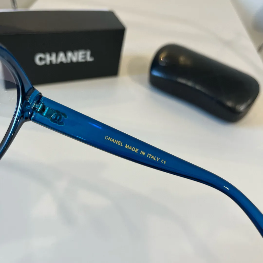 シャネルブルーブルーライトカットメガネ新作 - 画像 (10)