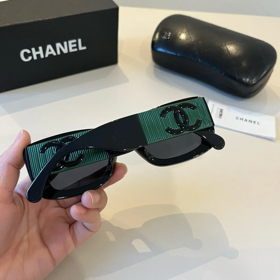 シャネル新作黒サングラススクエアフレーム - 画像 (8)