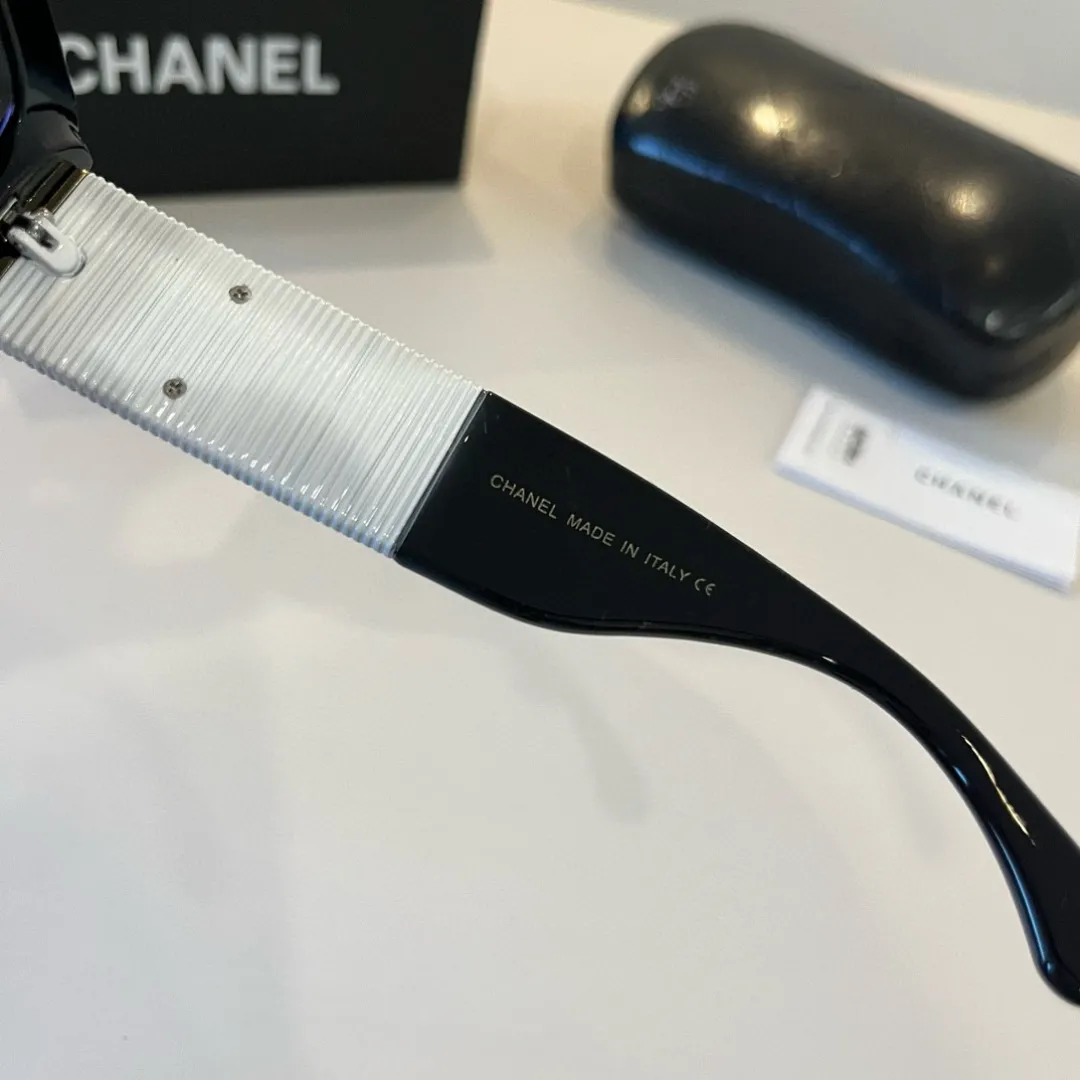 シャネル新作黒サングラススクエアフレーム - 画像 (10)