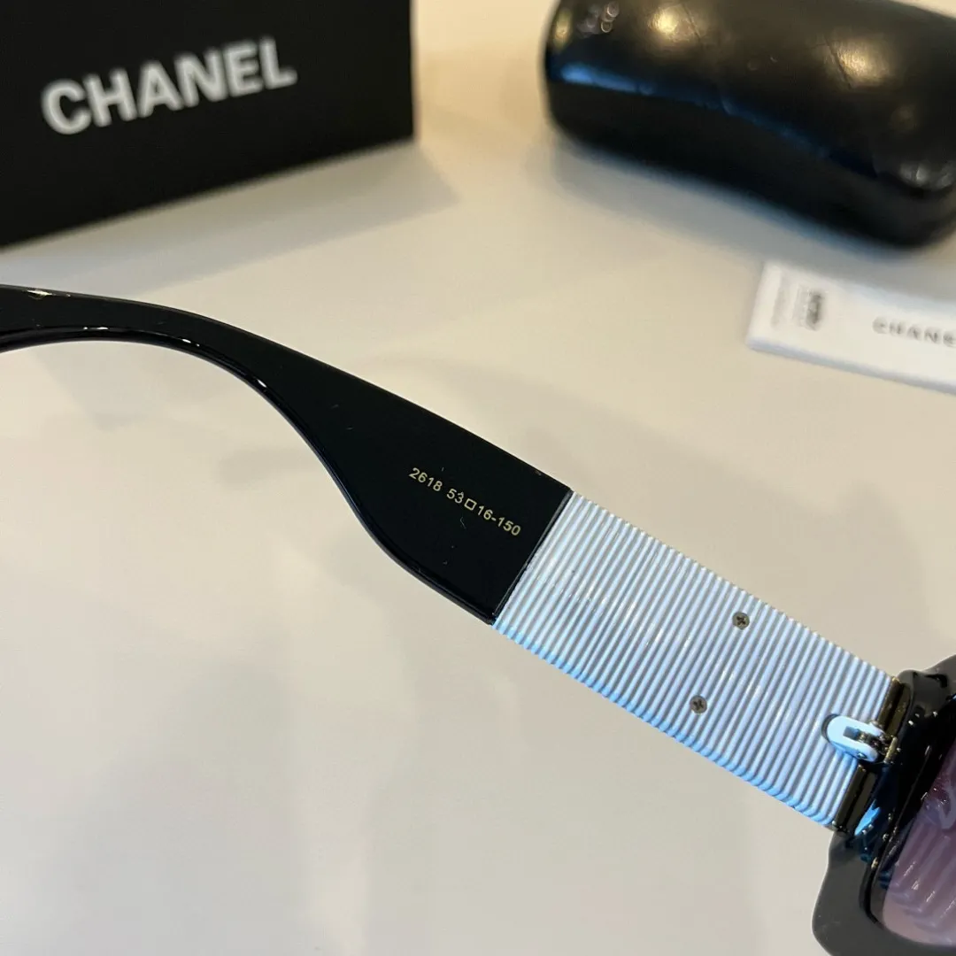 シャネル新作黒サングラススクエアフレーム - 画像 (11)