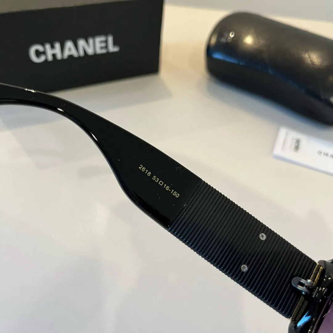 シャネル新作黒サングラススクエアフレーム - 画像 (11)