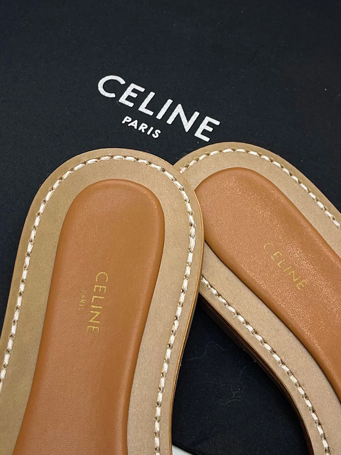 CEライン25凱旋門スリッパ白レトロスタイル - 画像 (8)