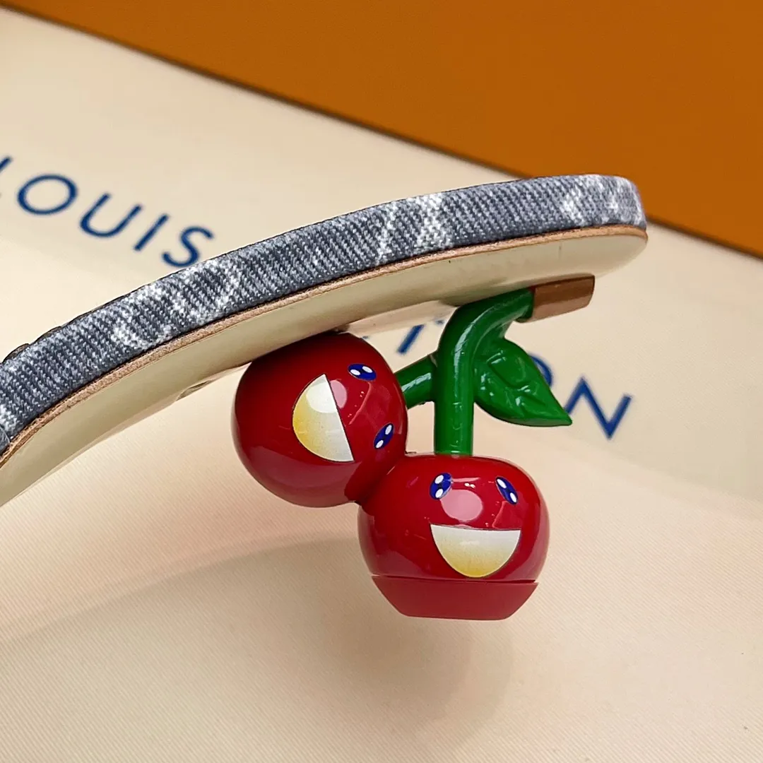 LOUIS VUITTON 村上隆桜スリッパ 5.5CMミュール - 画像 (8)