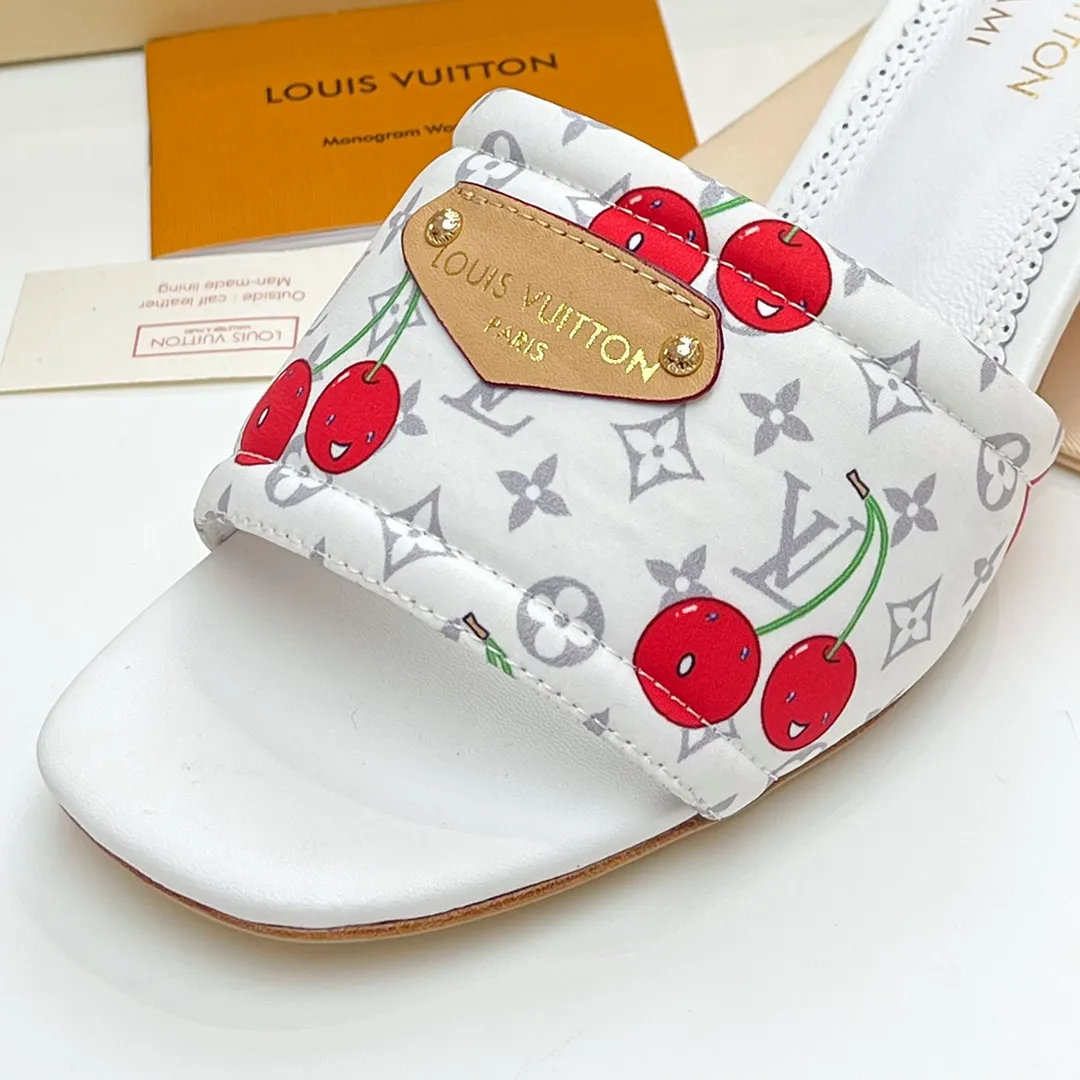 LOUIS VUITTON 新作桜柄ミュール 5.5CM - 画像 (9)