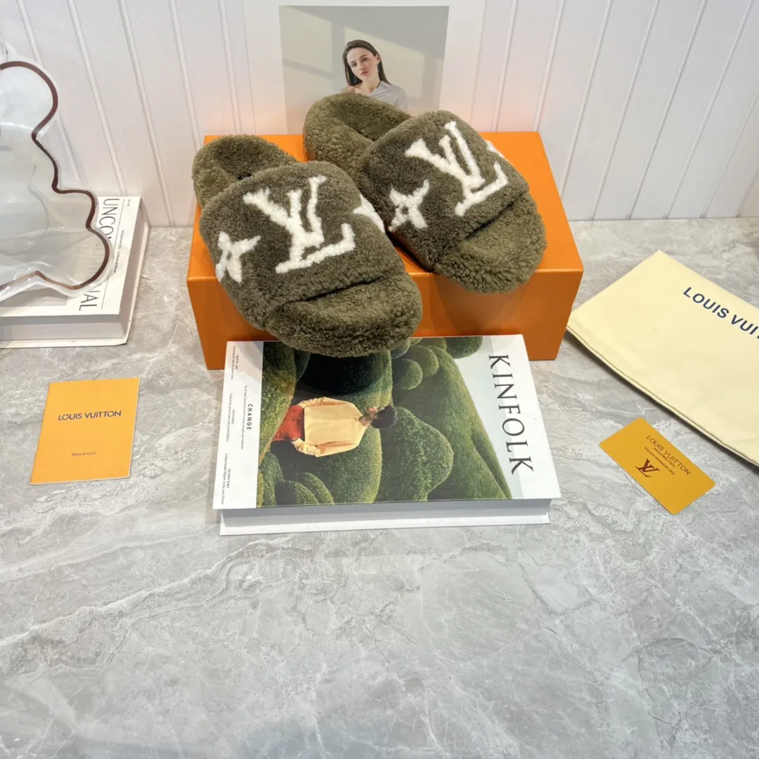 Louis Vuitton 新作ウールスリッパ グレー スタイル - 画像 (5)