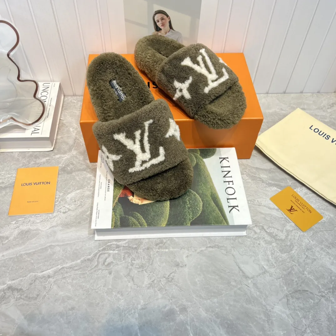 Louis Vuitton 新作ウールスリッパ グレー スタイル - 画像 (6)