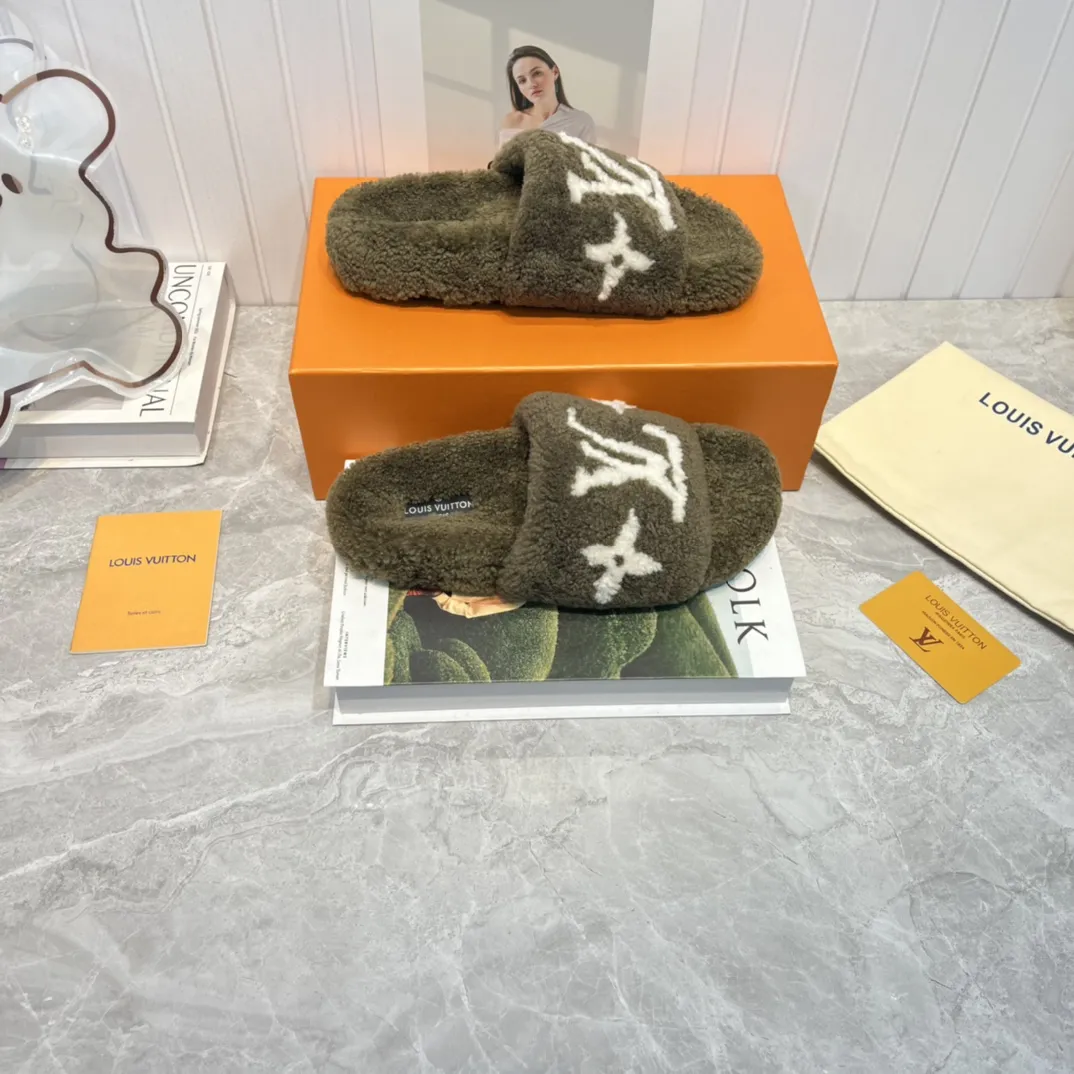 Louis Vuitton 新作ウールスリッパ グレー スタイル - 画像 (7)