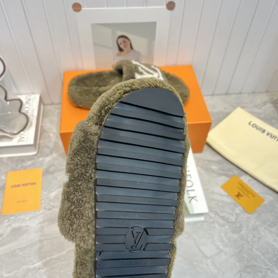 Louis Vuitton 新作ウールスリッパ グレー スタイル - 画像 (8)