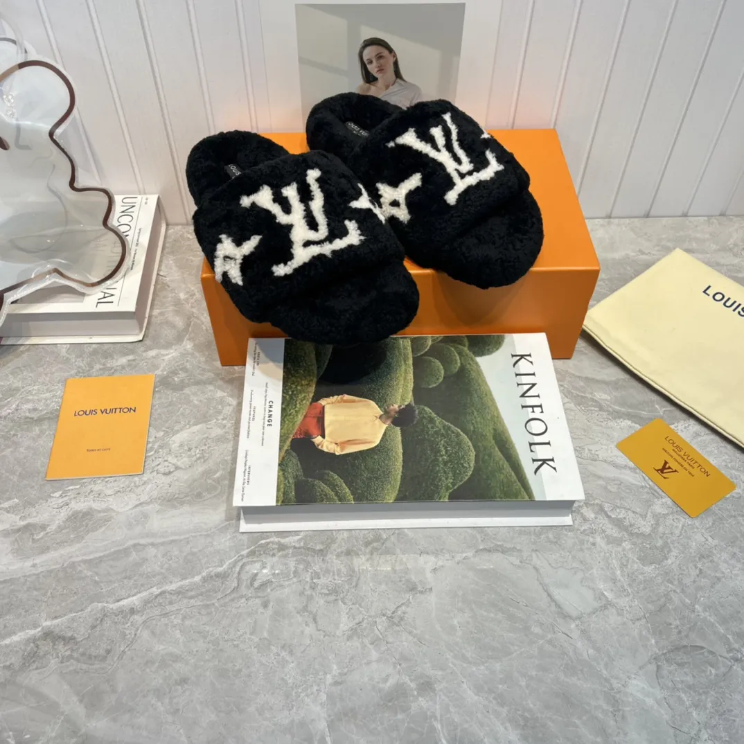 Louis Vuitton 新作ウールスリッパ ブラック - 画像 (5)