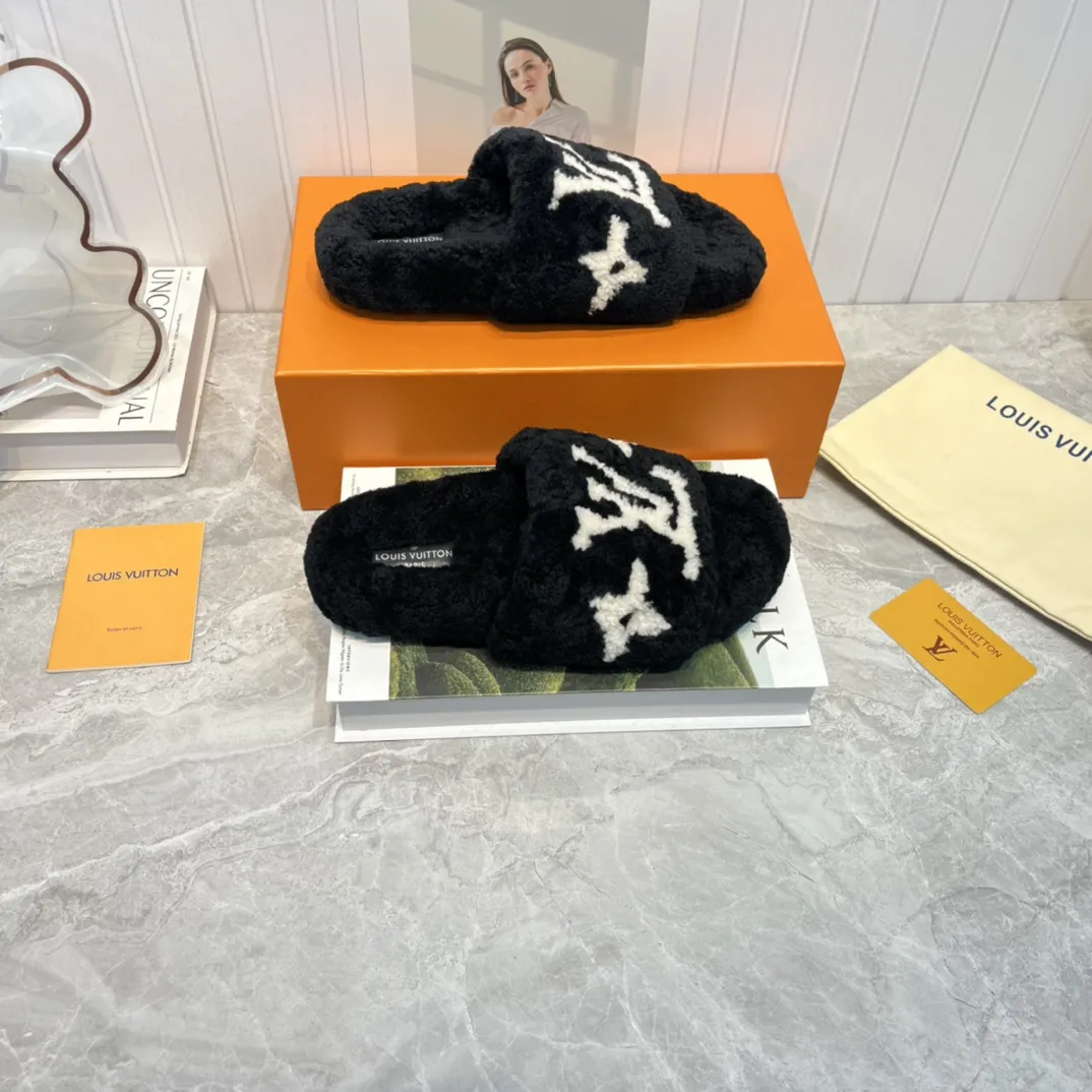 Louis Vuitton 新作ウールスリッパ ブラック - 画像 (7)